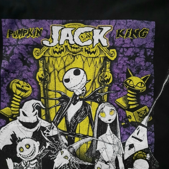 Disney-Nightmare Before Christmas- Jack Pumpkin King- T-Shirt, Men's Size 2XL - Picture 5 of 8